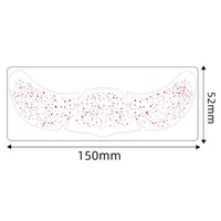 New Arrival Freckles Tattoo Sticker Red XINGX Butterfly Party Gathering Festival Event Makeup Face Pasters Tattoo sku image 1