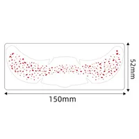 New Arrival Freckles Tattoo Sticker Red XINGX Butterfly Party Gathering Festival Event Makeup Face Pasters Tattoo sku image 3