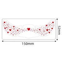 New Arrival Freckles Tattoo Sticker Red XINGX Butterfly Party Gathering Festival Event Makeup Face Pasters Tattoo sku image 4
