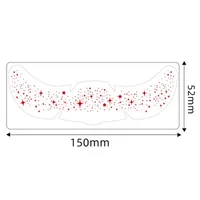 New Arrival Freckles Tattoo Sticker Red XINGX Butterfly Party Gathering Festival Event Makeup Face Pasters Tattoo sku image 5