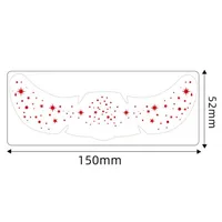 New Arrival Freckles Tattoo Sticker Red XINGX Butterfly Party Gathering Festival Event Makeup Face Pasters Tattoo sku image 7