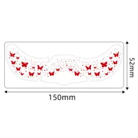 New Arrival Freckles Tattoo Sticker Red XINGX Butterfly Party Gathering Festival Event Makeup Face Pasters Tattoo sku image 9