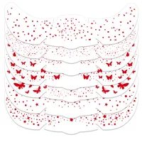 New Arrival Freckles Tattoo Sticker Red XINGX Butterfly Party Gathering Festival Event Makeup Face Pasters Tattoo main image 5