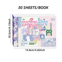 Cute New Style Cartoon Stickers 30 Sheets DIY Decorative Scrapbooking Sticker Books Animal Pattern School Supplies main image 2
