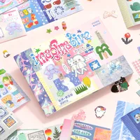 Cute New Style Cartoon Stickers 30 Sheets DIY Decorative Scrapbooking Sticker Books Animal Pattern School Supplies main image 6