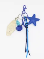 1 Piece All Seasons Acrylic Pu Leather Pentagram Solid Color Bag Pendant Keychain main image 6