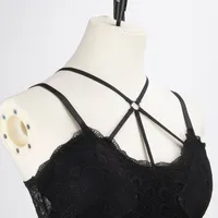 Ladies Lace Backless Detachable Bra Tank Nylon Spandex Summer Sexy Style Underwear Suitable For Daily Wear And Outerwear main image 6