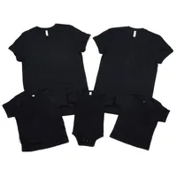 Customized Matching Family T-shirts Street Style Round Neck Short Sleeve Cotton Patriotic Design For Daily And Independence Day main image 4