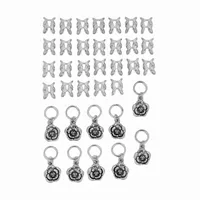 African Braids Hair Accessories Decorative Hair Clips Fake Hair Flowers Twist Spring Hollow Braids Festive Alloy Hairpins main image 4