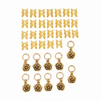 African Braids Hair Accessories Decorative Hair Clips Fake Hair Flowers Twist Spring Hollow Braids Festive Alloy Hairpins main image 5