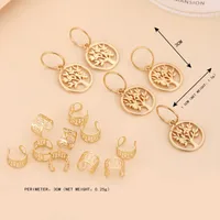 Leaf Pendant African Twist Braid Hair Accessories Decorative Openwork Fake Hair Accessories Versatile Elegant Cute For All Genders main image 2
