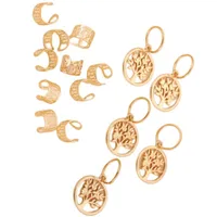 Leaf Pendant African Twist Braid Hair Accessories Decorative Openwork Fake Hair Accessories Versatile Elegant Cute For All Genders main image 3