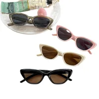 Children's New Sunglasses Simple Frame Color Men And Women Treasure Han Feng Ins Round Frame Sunglasses Clear Travel Style main image 4