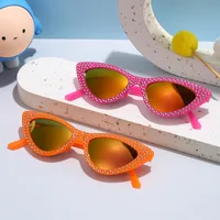 Factory Direct Foreign Trade Fashion Decorative Children's Sunglasses Colorful Coated Baby Sunglasses main image 1