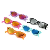 Factory Direct Foreign Trade Fashion Decorative Children's Sunglasses Colorful Coated Baby Sunglasses main image 3