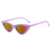 Factory Direct Foreign Trade Fashion Decorative Children's Sunglasses Colorful Coated Baby Sunglasses main image 5