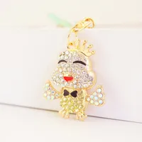 1 Piece Elegant Lady Pastoral Crown Alloy Unisex Keychain main image 3