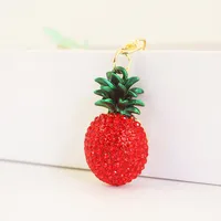1 Piece Pastoral Pineapple Alloy Unisex Keychain main image 2