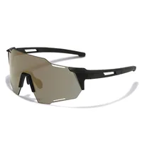 New Windproof Sunscreen Color-Changing Bicycle Sunglasses Road Riding Sunglasses Color Film Men's And Women's Sports Glasses sku image 8