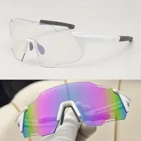 New Windproof Sunscreen Color-Changing Bicycle Sunglasses Road Riding Sunglasses Color Film Men's And Women's Sports Glasses sku image 12