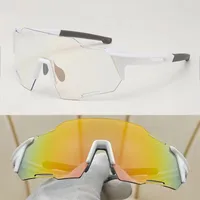New Windproof Sunscreen Color-Changing Bicycle Sunglasses Road Riding Sunglasses Color Film Men's And Women's Sports Glasses sku image 13
