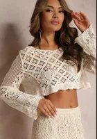 Women's Casual Solid Color Hollow Out Knitwear main image 2