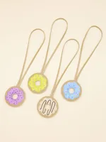 1 Piece All Seasons Pu Leather Donuts Bag Pendant main image 6