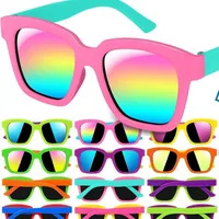 Children's Sunglasses   Kidsren's Sunglasses  Xiyin Export Export Colorful Glasses Sun Protection 8277 main image 1