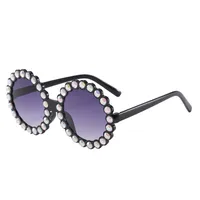 Hot-Selling Sunglasses Color Film Color Diamond Sunflower Sunglasses Colorful Children's Glasses sku image 1