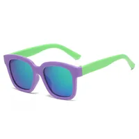 Children's Sunglasses   Kidsren's Sunglasses  Xiyin Export Export Colorful Glasses Sun Protection 8277 main image 2