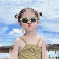 New Style Rice Stud Children's Sunglasses Summer New Version Ins Dopamine Multicolor Fashion Cute Cartoon Baby Fashion main image 1