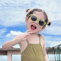 New Style Rice Stud Children's Sunglasses Summer New Version Ins Dopamine Multicolor Fashion Cute Cartoon Baby Fashion main image 2