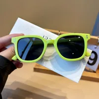 New Style Rice Stud Children's Sunglasses Summer New Version Ins Dopamine Multicolor Fashion Cute Cartoon Baby Fashion sku image 3