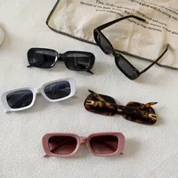 Exaggerated Street Solid Color UV400 Protection Resin Square Quadrilateral Full Frame Glasses main image 5