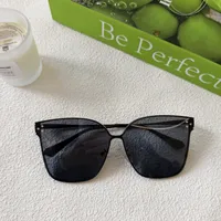 Exaggerated Street Solid Color UV400 Protection Resin Square Quadrilateral Full Frame Glasses sku image 4