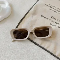 Exaggerated Street Solid Color UV400 Protection Resin Square Quadrilateral Full Frame Glasses sku image 3