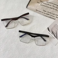 Exaggerated Street Geometric UV400 Protection Resin Square Quadrilateral Full Frame Glasses main image 4