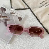 Exaggerated Street Round UV400 Protection Resin Square Quadrilateral Full Frame Glasses sku image 1