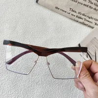 Exaggerated Street Geometric UV400 Protection Resin Square Quadrilateral Full Frame Glasses sku image 5