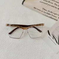 Exaggerated Street Geometric UV400 Protection Resin Square Quadrilateral Full Frame Glasses sku image 6