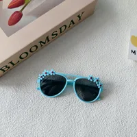 Sweet Simple Style Round UV400 Protection Resin Special-Shaped Mirror Full Frame Glasses sku image 3