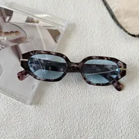 Exaggerated Street Round UV400 Protection Resin Square Quadrilateral Full Frame Glasses sku image 4