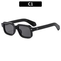 Hip-Hop Retro Streetwear Sunglasses PC UV400 Protection Square Full Frame Glasses main image 3