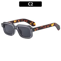 Hip-Hop Retro Streetwear Sunglasses PC UV400 Protection Square Full Frame Glasses main image 4