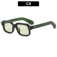 Hip-Hop Retro Streetwear Sunglasses PC UV400 Protection Square Full Frame Glasses main image 6