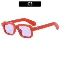 Hip-Hop Retro Streetwear Sunglasses PC UV400 Protection Square Full Frame Glasses main image 5