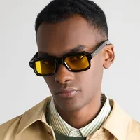 Hip-Hop Retro Streetwear Sunglasses PC UV400 Protection Square Full Frame Glasses main image 2