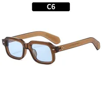 Hip-Hop Retro Streetwear Sunglasses PC UV400 Protection Square Full Frame Glasses main image 8
