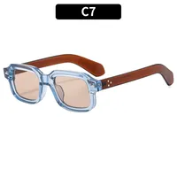 Hip-Hop Retro Streetwear Sunglasses PC UV400 Protection Square Full Frame Glasses main image 9