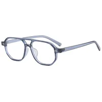 Casual Retro Simple Style Sunglasses PC UV400 Protection Polygon Avaitor Full Frame Glasses sku image 9